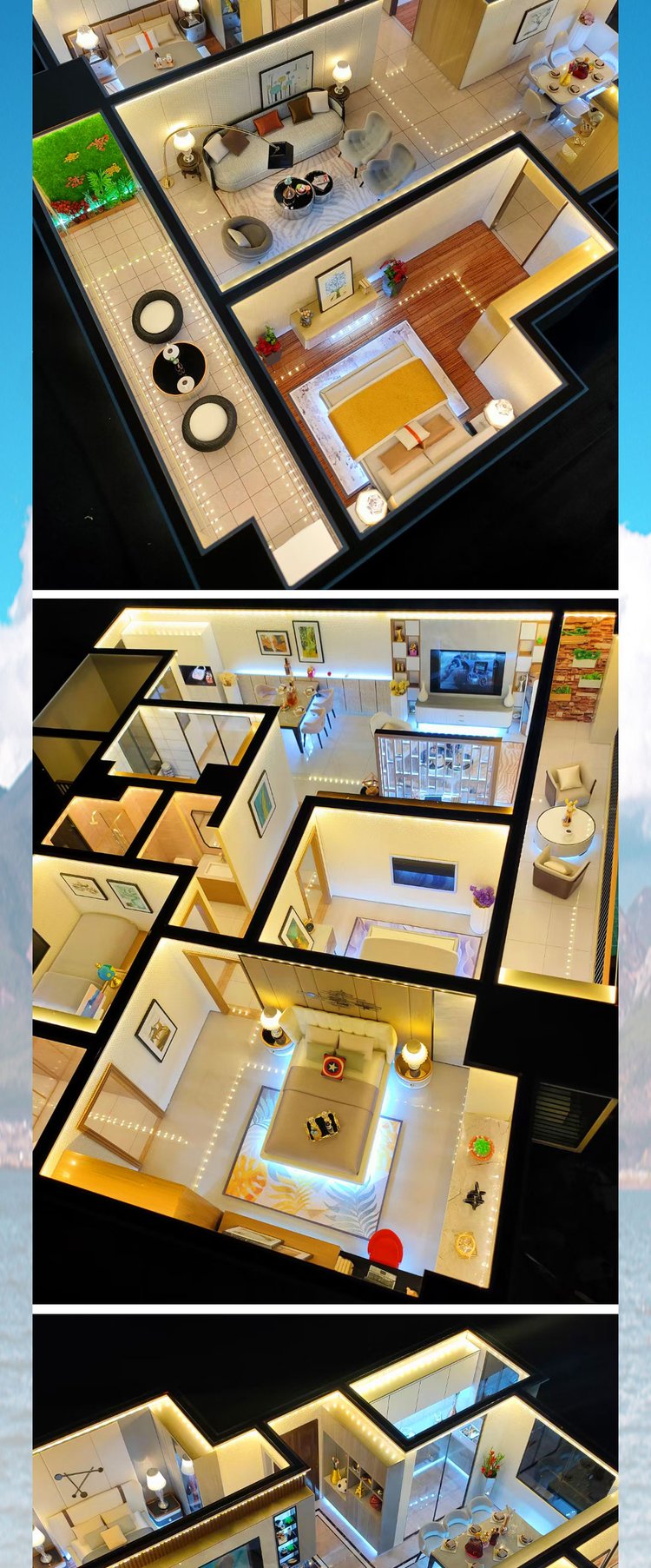 巨匠模型工厂定制 房地产售楼部展示模型 户型设计制作