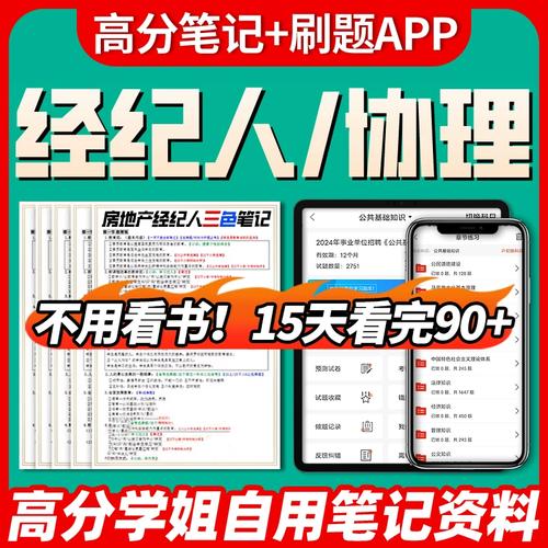 全国房地产经纪人协理考试题库小程序高频考点笔记真题电子版试卷专业